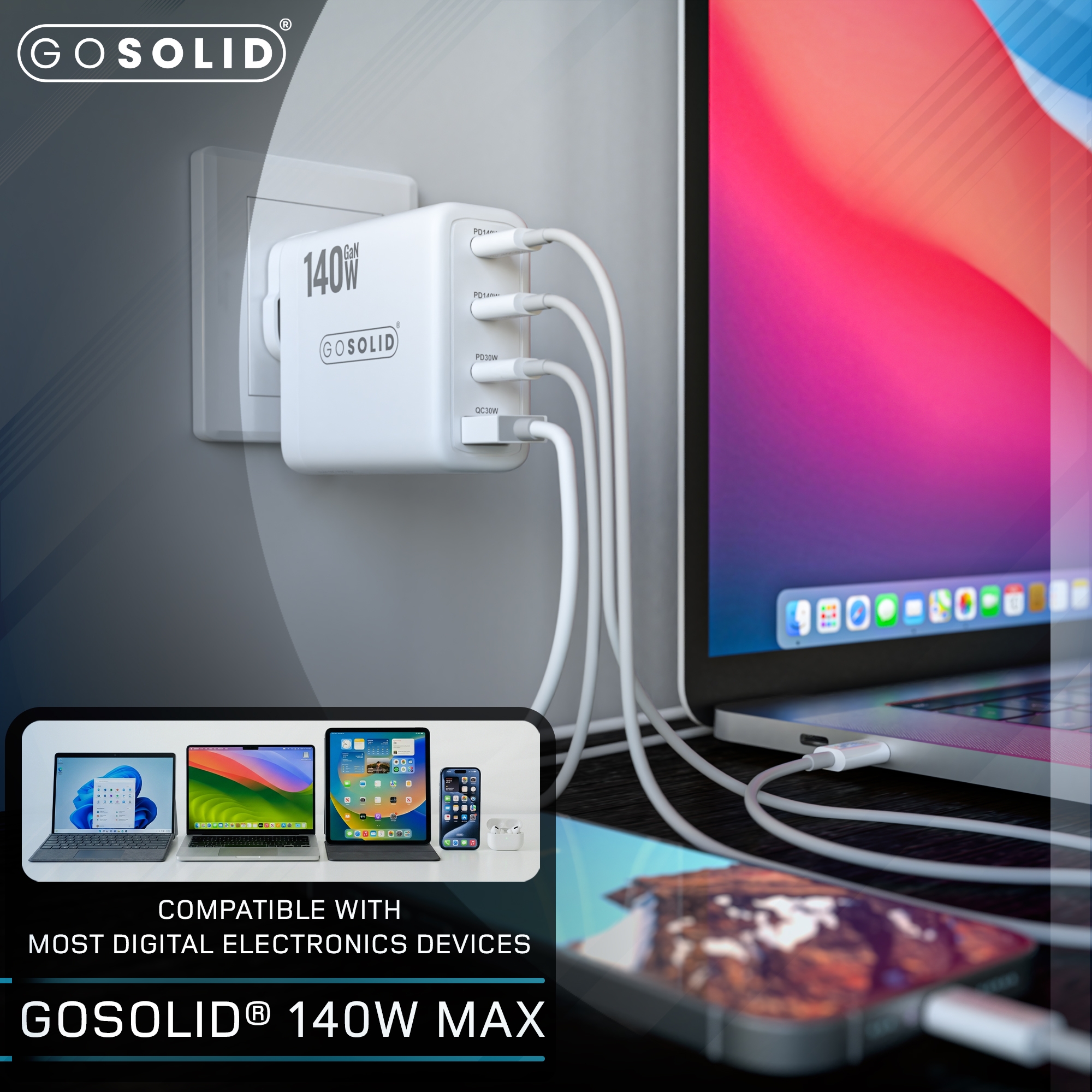 go-solid-oplader-140w-usb-c-voeding-met-4-poorten-3x-usb-c-1x-usb-a-wit-5